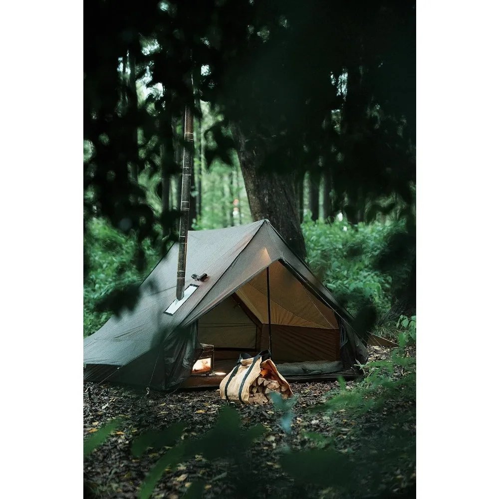 Hot Tent with Stove Jack – 4 Season Waterproof - Image 3