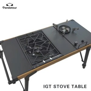 Pandatour IGT Outdoor Camping Stove High Firepower Folding One-Touch One lick Ignite IGT Stove Recreation Picnic Furnace